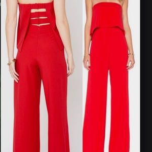 Strapless Jumpsuit - Red Do + Be